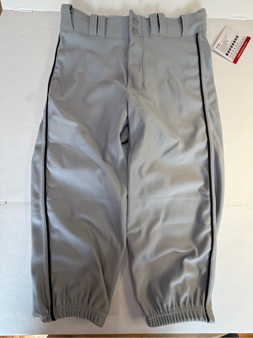Classic Baseball-Style Men’s Pants - Gray